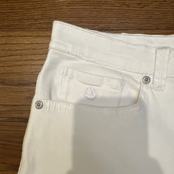 Gloria Vanderbilt Jeans White Womens Amanda Size 12 / 31 Stretch - Picture 4 of 11